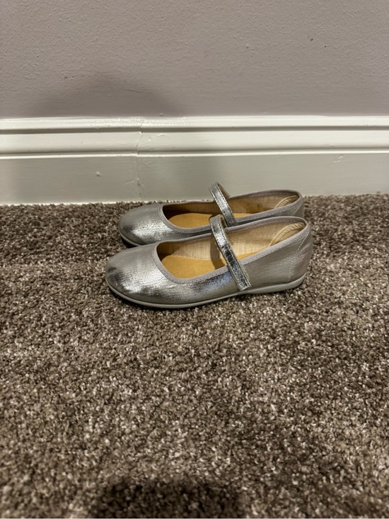 Childrenchic Other - Kids Silver Mary Jane Dress Shoes
